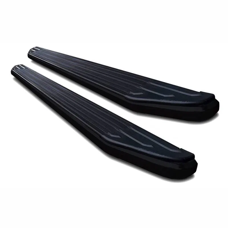 PR-TYSNBK – BLACK HORSE Running Board, 5 Inch Width Black Aluminum Unlighted With Mounting Hardware